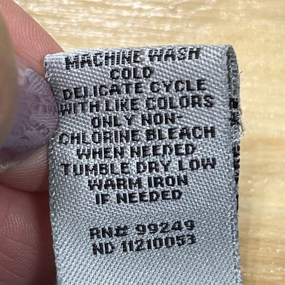 Catherines Gauzy Cotton Tunic Women's Size 2X Blue Embroidered Flowy Boho - Picture 8 of 10